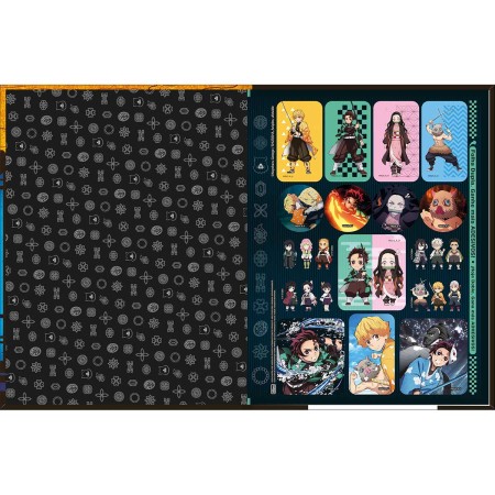 Foto ilustrativa Caderno Brochura Capa Dura Universitário Demon Slayer 80 Folhas