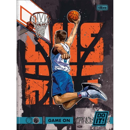 Foto ilustrativa Caderno Brochura Capa Dura Universitário Do It! 80 Folhas