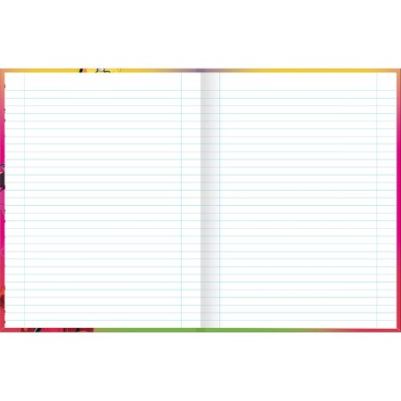 Foto ilustrativa Caderno Brochura Capa Dura Universitário Dos Rosa 80 Folhas