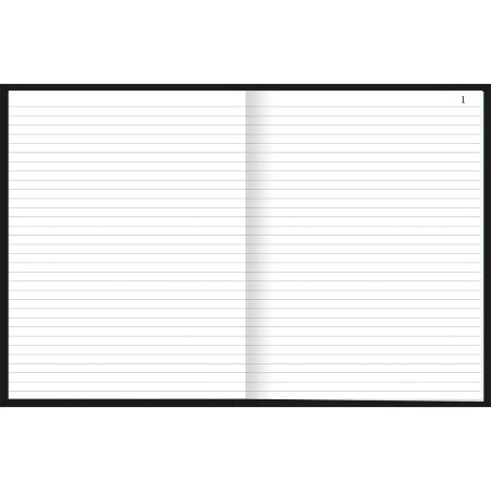 Foto ilustrativa Caderno Brochura Capa Dura Universitário Folhas Numeradas Pepper 50 Folhas