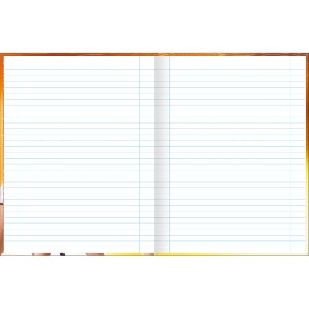 Foto ilustrativa Caderno Brochura Capa Dura Universitário Guerreiras do KPop 48 Folhas