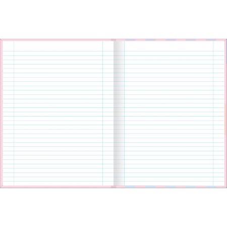 Foto ilustrativa Caderno Brochura Capa Dura Universitário Happy 80 Folhas