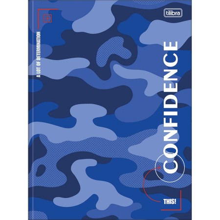 Foto ilustrativa Caderno Brochura Capa Dura Universitário Hide 80 Folhas