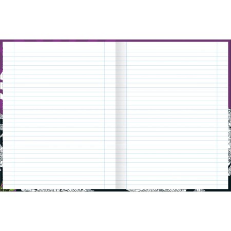 Foto ilustrativa Caderno Brochura Capa Dura Universitário Hot Wheels Skate 80 Folhas