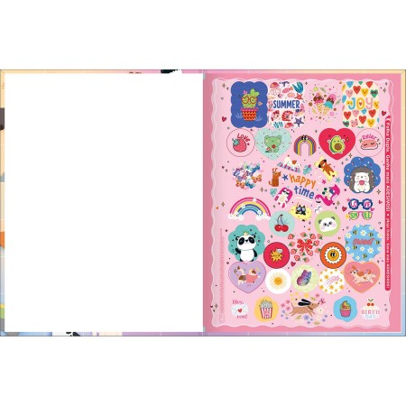 Foto ilustrativa Caderno Brochura Capa Dura Universitário Hug Me 80 Folhas