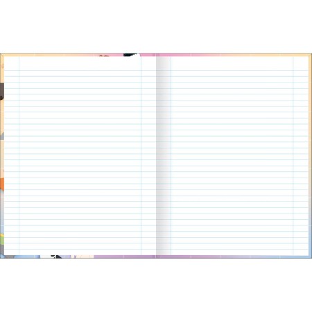 Foto ilustrativa Caderno Brochura Capa Dura Universitário Hug Me 80 Folhas