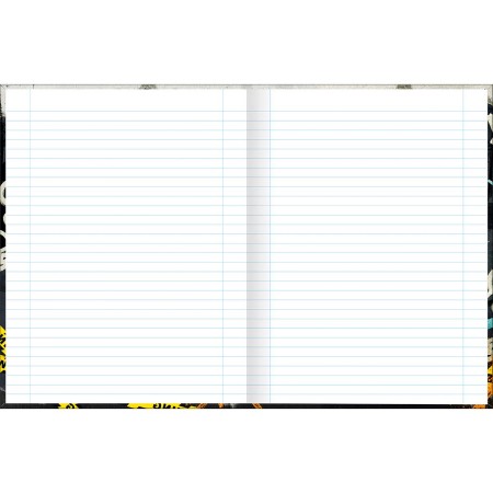 Foto ilustrativa Caderno Brochura Capa Dura Universitário Hype 80 Folhas