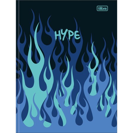 Foto ilustrativa Caderno Brochura Capa Dura Universitário Hype 80 Folhas