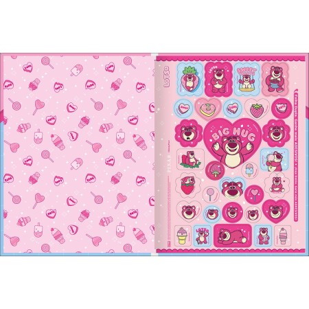 Foto ilustrativa Caderno Brochura Capa Dura Universitário Lotso 80 Folhas