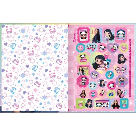 Foto ilustrativa Caderno Brochura Capa Dura Universitário Luluca 80 Folhas