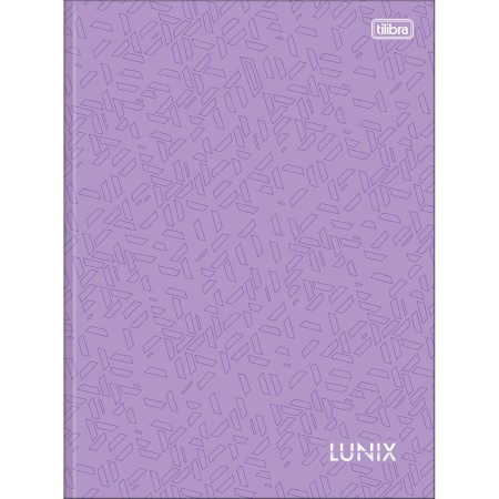 Foto ilustrativa Caderno Brochura Capa Dura Universitário Lunix 80 Folhas