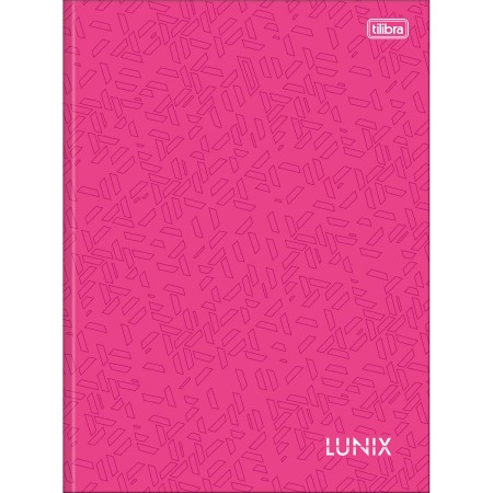 Foto ilustrativa Caderno Brochura Capa Dura Universitário Lunix 80 Folhas