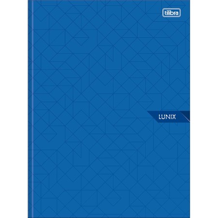 Foto ilustrativa Caderno Brochura Capa Dura Universitário Lunix 80 Folhas