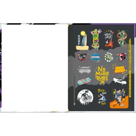 Foto ilustrativa Caderno Brochura Capa Dura Universitário Meltz 80 Folhas