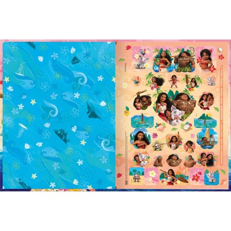 Foto ilustrativa Caderno Brochura Capa Dura Universitário Moana 80 Folhas