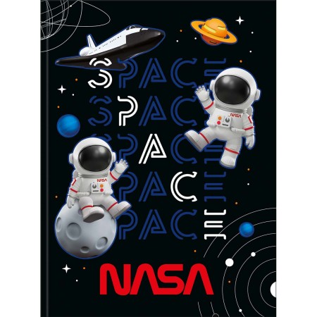 Foto ilustrativa Caderno Brochura Capa Dura Universitário Nasa 80 Folhas