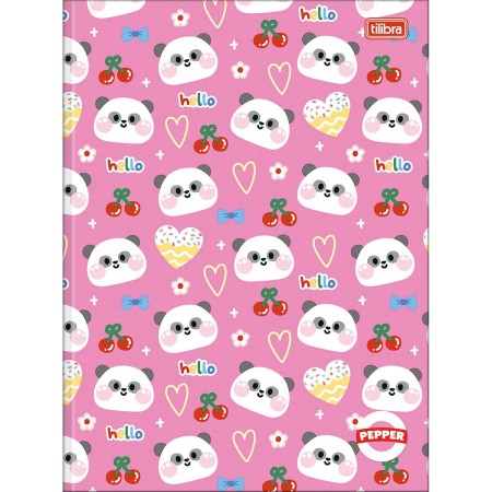 Foto ilustrativa Caderno Brochura Capa Dura Universitário Pepper 40 Folhas