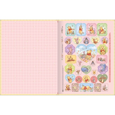Foto ilustrativa Caderno Brochura Capa Dura Universitário Pooh 80 Folhas