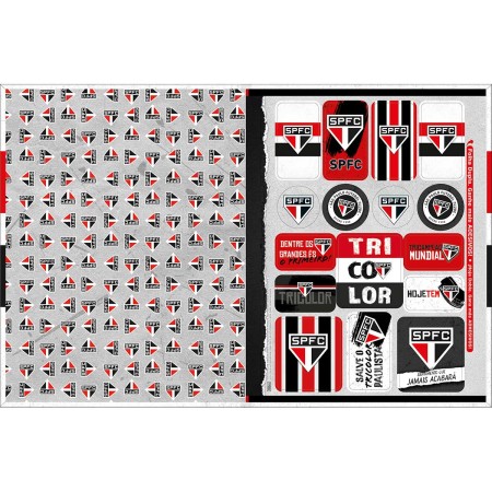 Foto ilustrativa Caderno Brochura Capa Dura Universitário São Paulo 80 Folhas