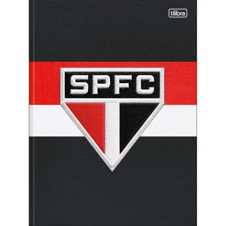 Foto ilustrativa Caderno Brochura Capa Dura Universitário São Paulo 80 Folhas