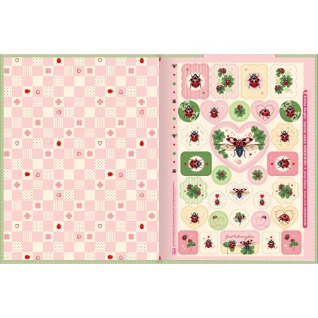Foto ilustrativa Caderno Brochura Capa Dura Universitário Scarlet 80 Folhas