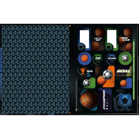 Foto ilustrativa Caderno Brochura Capa Dura Universitário Score 80 Folhas