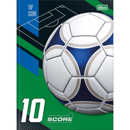 Foto ilustrativa Caderno Brochura Capa Dura Universitário Score 80 Folhas