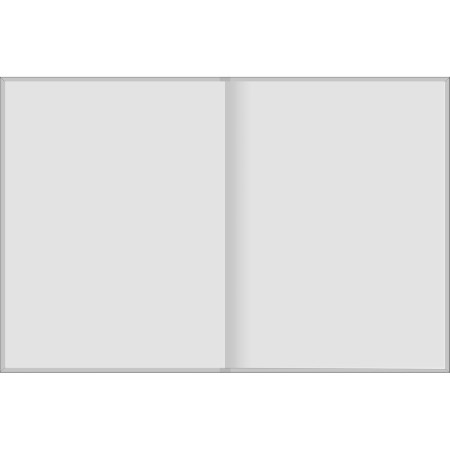 Foto ilustrativa Caderno Brochura Capa Dura Universitário sem Pauta D+ Azul 96 Folhas