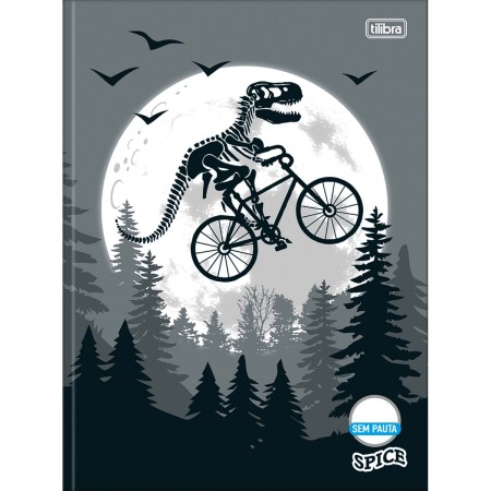Foto ilustrativa Caderno Brochura Capa Dura Universitário Sem Pauta Spice 80 Folhas