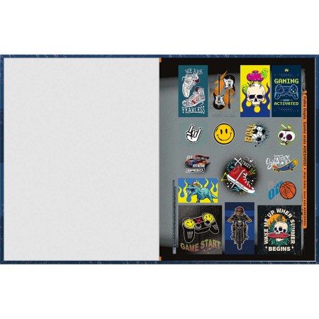 Foto ilustrativa Caderno Brochura Capa Dura Universitário Show 80 Folhas