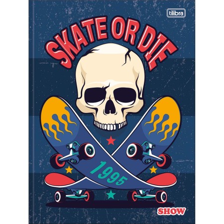 Foto ilustrativa Caderno Brochura Capa Dura Universitário Show 80 Folhas