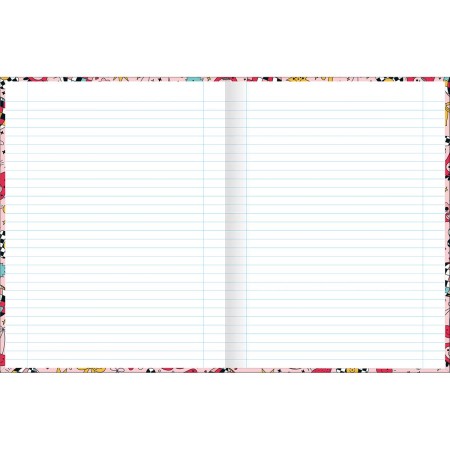 Foto ilustrativa Caderno Brochura Capa Dura Universitário Show Feminino 80 Folhas