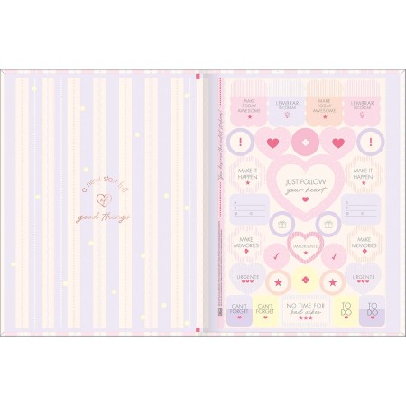 Foto ilustrativa Caderno Brochura Capa Dura Universitário Soho 80 Folhas