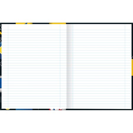 Foto ilustrativa Caderno Brochura Capa Dura Universitário Sonic 48 Folhas