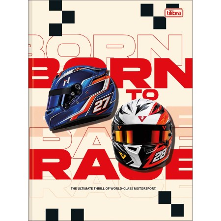 Foto ilustrativa Caderno Brochura Capa Dura Universitário Speed 80 Folhas