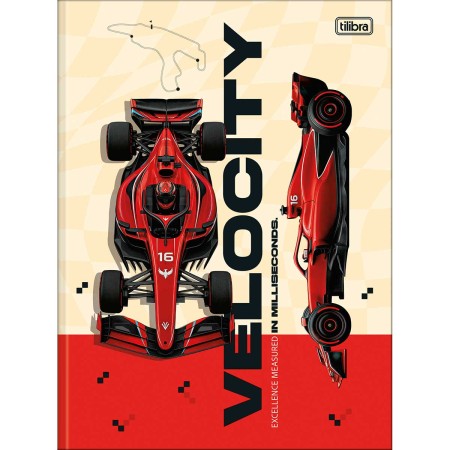 Foto ilustrativa Caderno Brochura Capa Dura Universitário Speed 80 Folhas