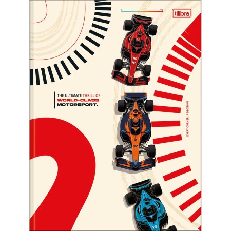 Foto ilustrativa Caderno Brochura Capa Dura Universitário Speed 80 Folhas