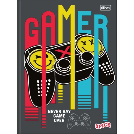 Foto ilustrativa Caderno Brochura Capa Dura Universitário Spice 80 Folhas