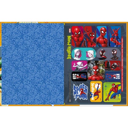 Foto ilustrativa Caderno Brochura Capa Dura Universitário Spider-Man 48 Folhas