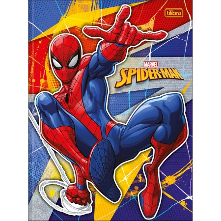 Foto ilustrativa Caderno Brochura Capa Dura Universitário Spider-Man 48 Folhas