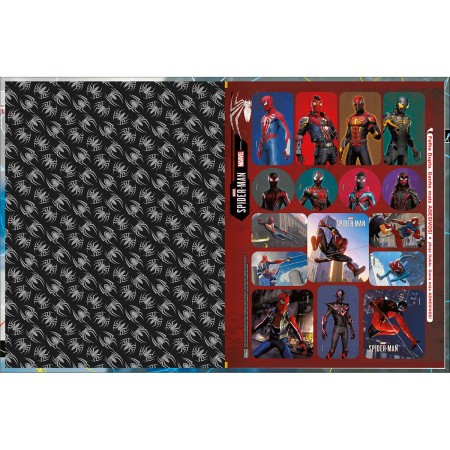 Foto ilustrativa Caderno Brochura Capa Dura Universitário Spider Man Game 80 Folhas