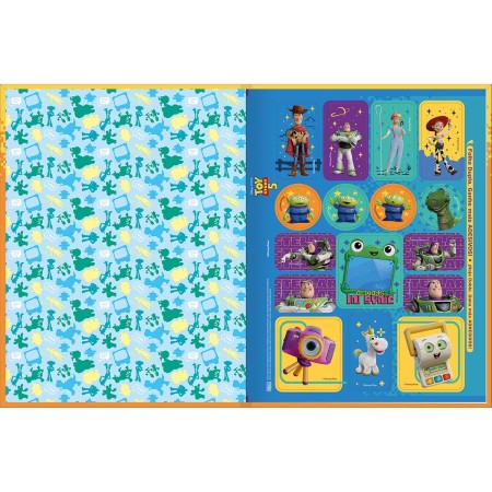 Foto ilustrativa Caderno Brochura Capa Dura Universitário Toy Story 80 Folhas