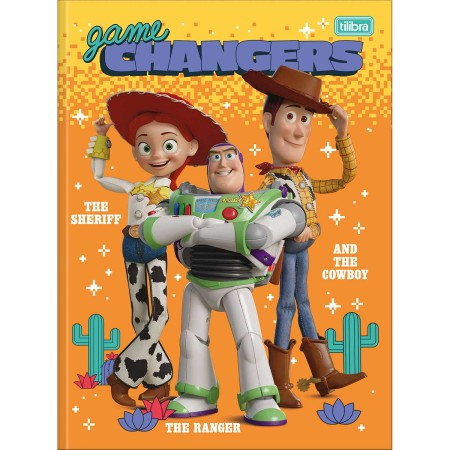 Foto ilustrativa Caderno Brochura Capa Dura Universitário Toy Story 80 Folhas