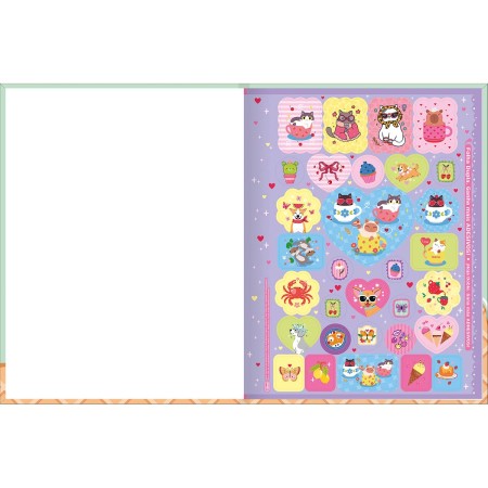 Foto ilustrativa Caderno Brochura Capa Dura Universitário Zoom+ Feminino 96 Folhas
