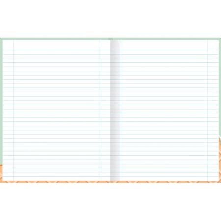 Foto ilustrativa Caderno Brochura Capa Dura Universitário Zoom+ Feminino 96 Folhas