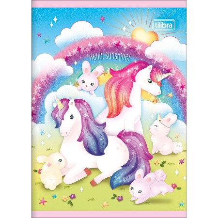 Foto ilustrativa Caderno Brochura Capa Flexível 1/4 Blink 60 Folhas