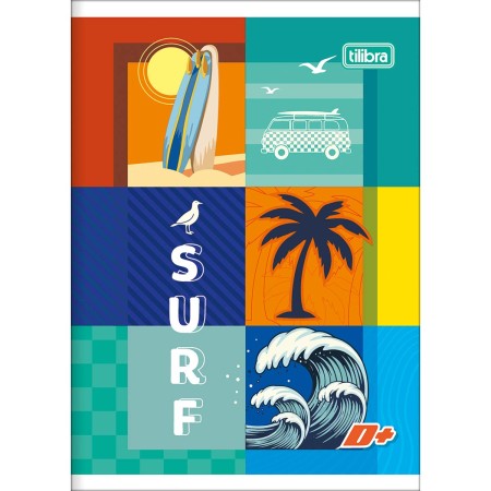 Foto ilustrativa Caderno Brochura Capa Flexível 1/4 D+ 48 Folhas