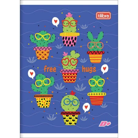 Foto ilustrativa Caderno Brochura Capa Flexível 1/4 D+ 48 Folhas