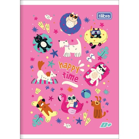 Foto ilustrativa Caderno Brochura Capa Flexível 1/4 D+ 96 Folhas