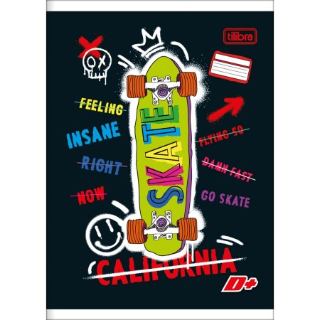 Foto ilustrativa Caderno Brochura Capa Flexível 1/4 D+ 96 Folhas
